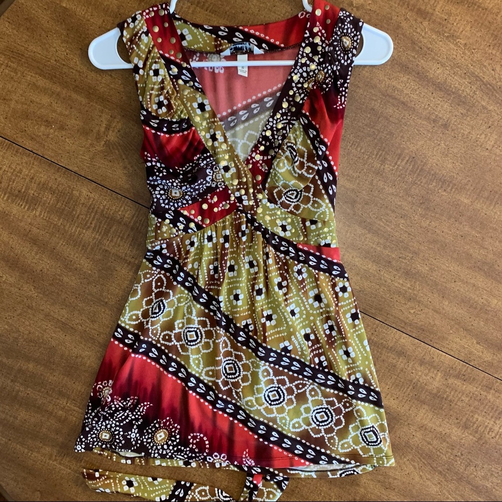 Speecklers Sleeveless Blouse